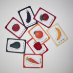 Lavinamasis žaidimas, daržovės ir vaisiai