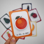 Lavinamasis žaidimas, daržovės ir vaisiai