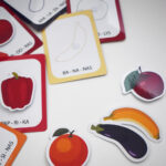 Lavinamasis žaidimas, daržovės ir vaisiai