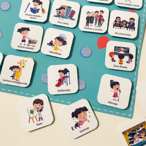 Lipdukai veiklos plakatui